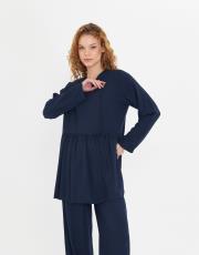 yandan bağlı keten takım 3