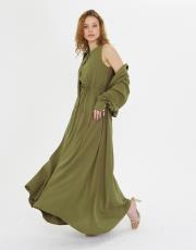 iç elbiseli keten takım 2