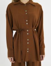 çift düğmeli keten takım 3