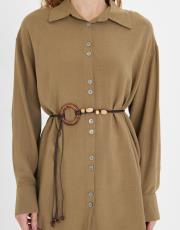 çift düğmeli keten takım 3